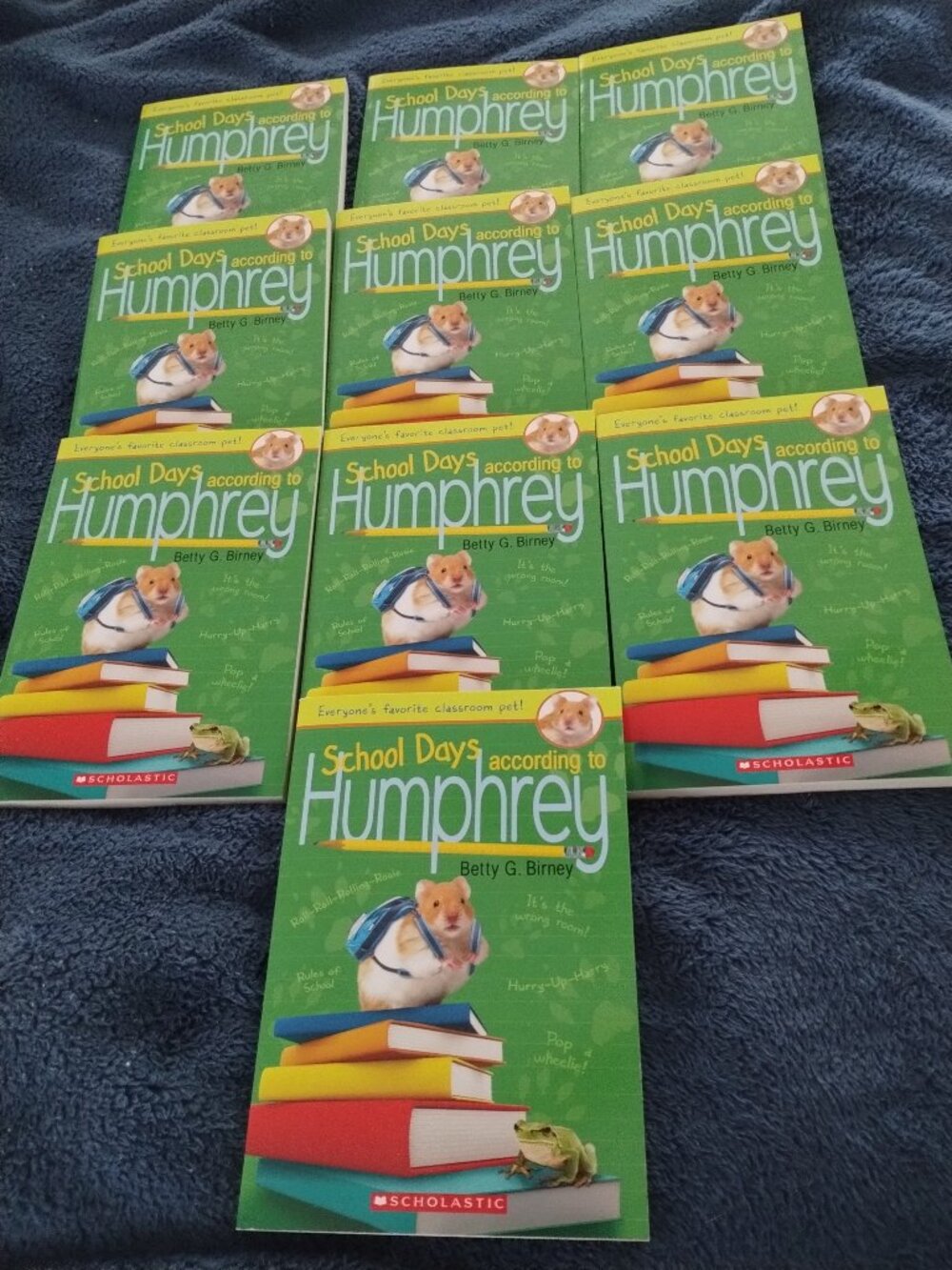 School Days-According to Humphrey chapter books,set of 10, new